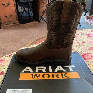 Ariat Sahara Pull-On Roper Toe Work Boots